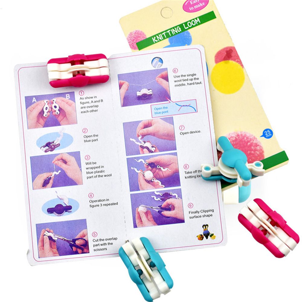 2 pz/lotto moda ago artigianal - Pom Pom Maker Tool recensione e prezzo