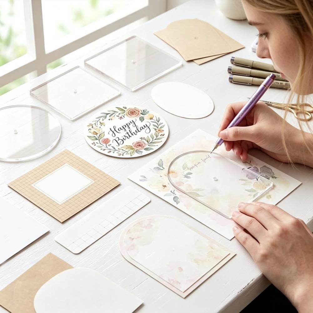 Set di 5 stencil per ricamo in - Embroidery Craft recensione e prezzo