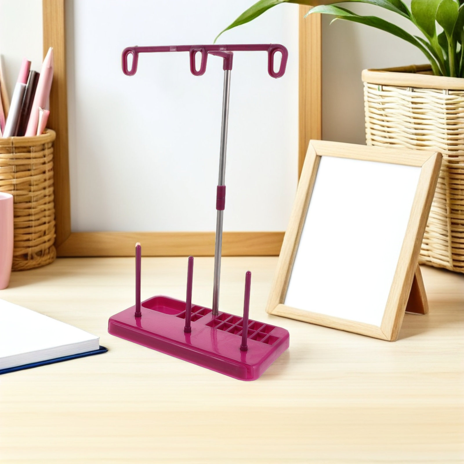Supporto per 3 Bobine di Filo  - Embroidery Craft recensione e prezzo