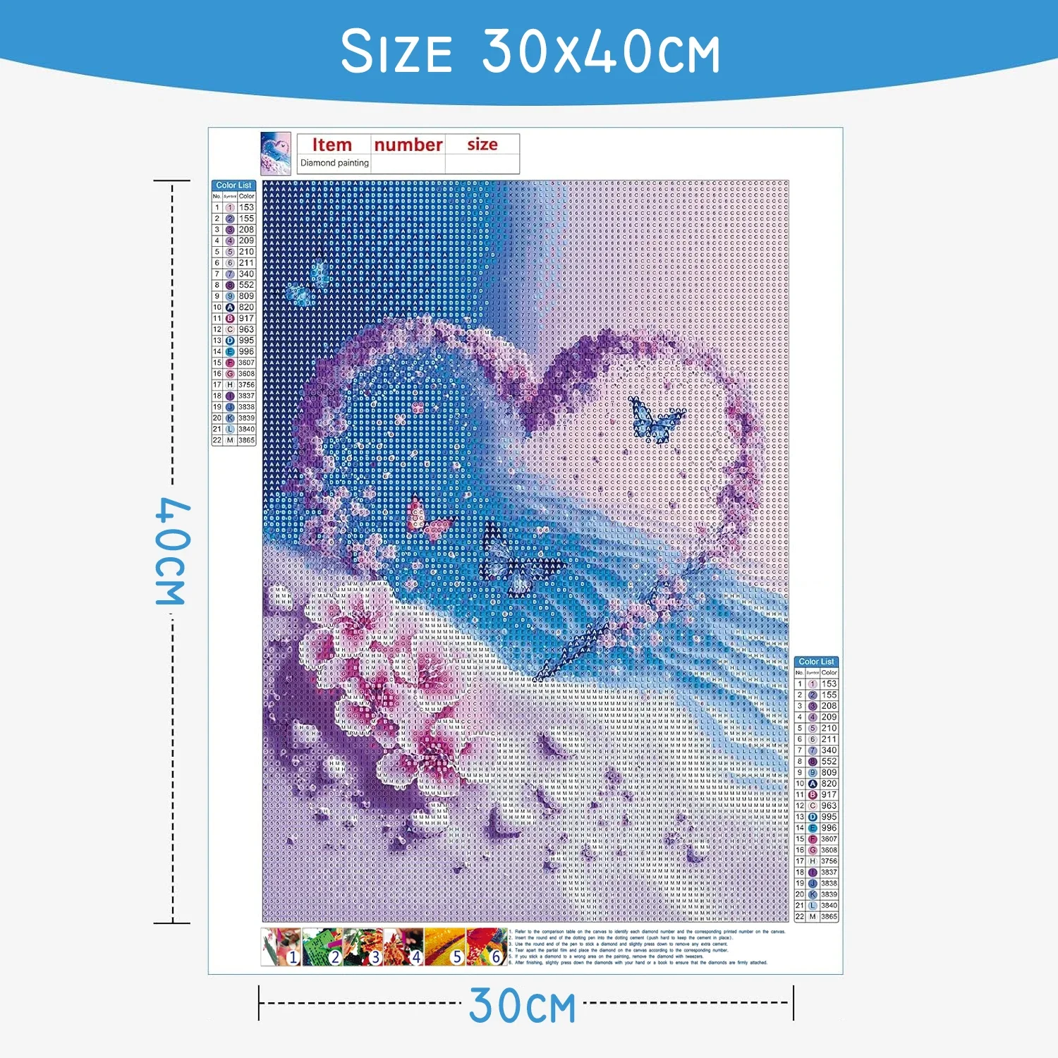 1 pz. Quadro senza cornice Dia - Embroidery Embellishments recensione e prezzo