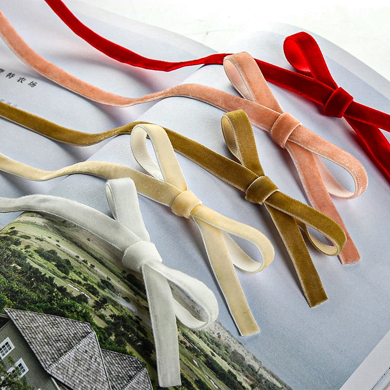 50 iarde/rotolo di nastro in v - Velvet Ribbon Roll recensione e prezzo