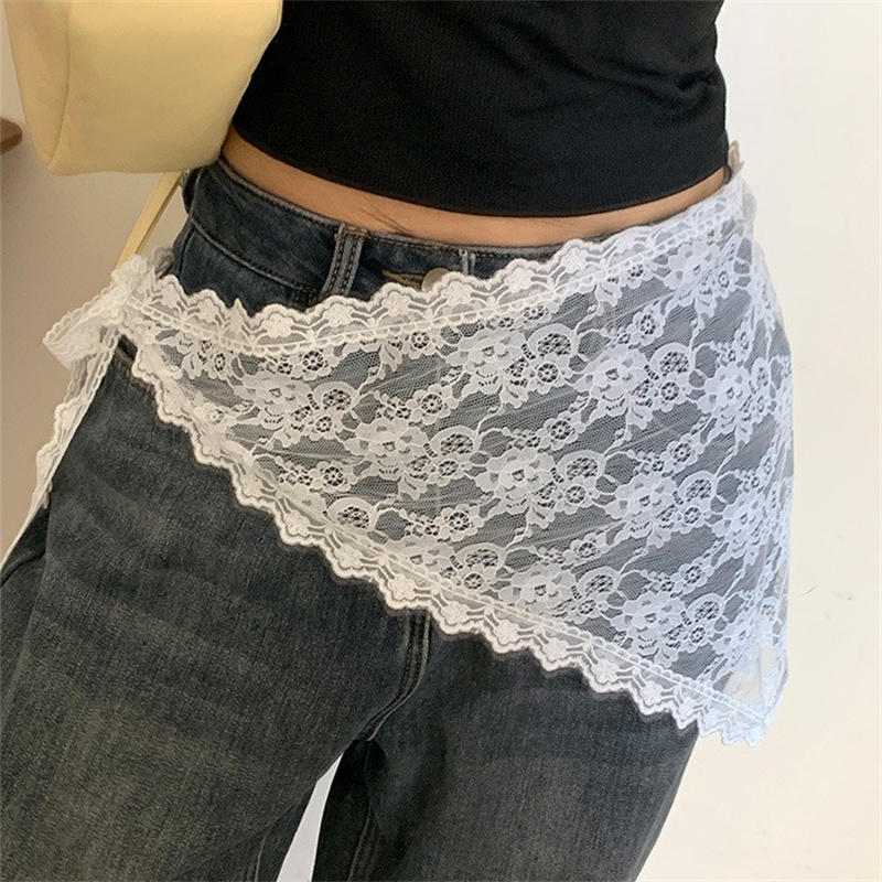 Gonna corta in pizzo a triango - Lace Ribbon Trim recensione e prezzo