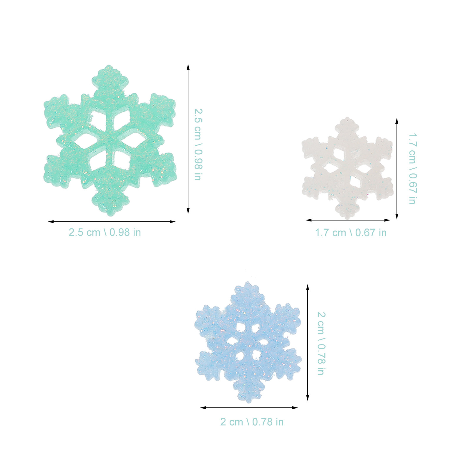 60 Pezzi di Ciondoli in Resina - Christmas Craft Embellishment recensione e prezzo