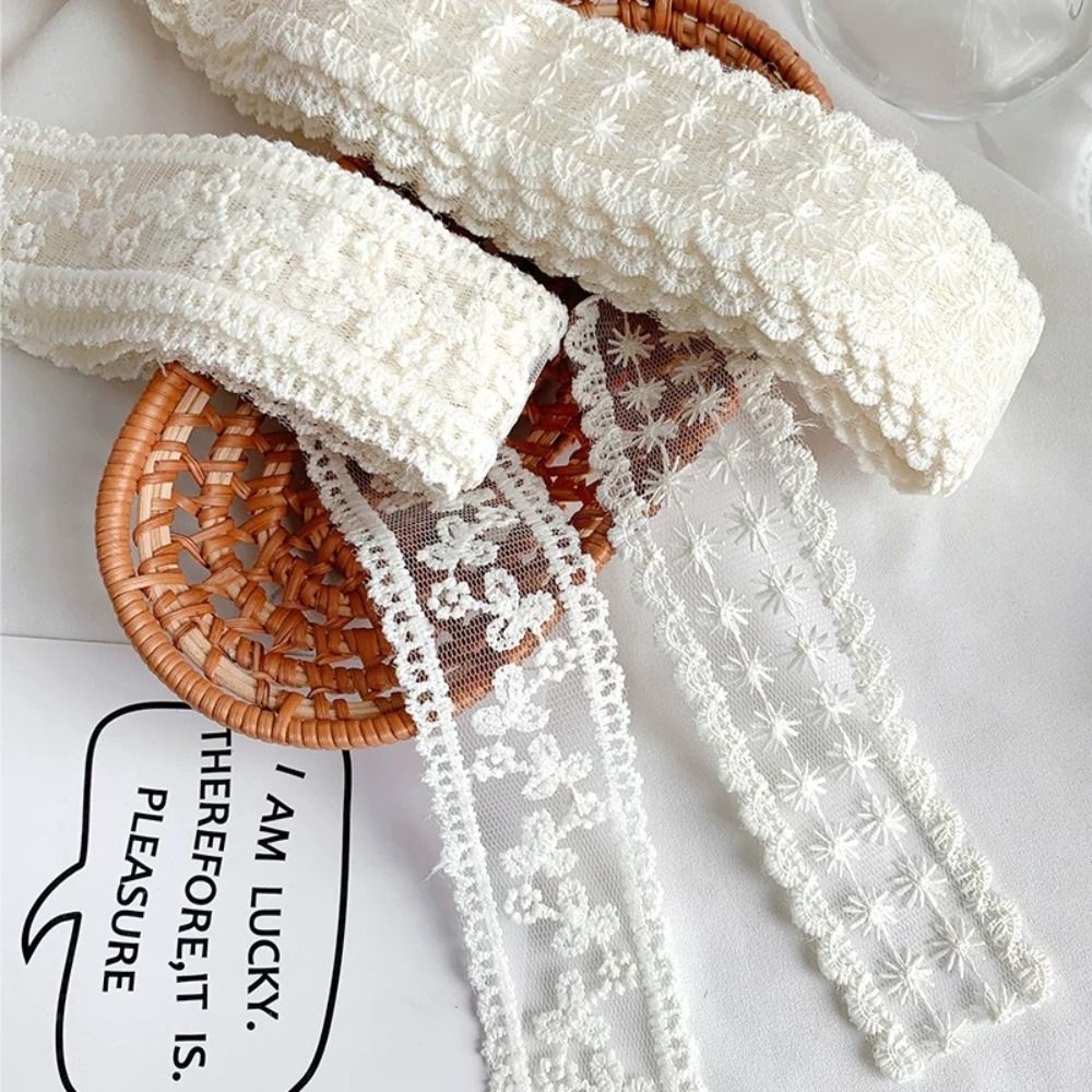 5 Iarde di Pizzo in Puro Coton - Lace Ribbon Trim recensione e prezzo
